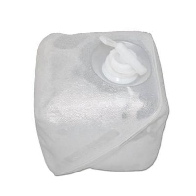 China Safety Sanjie LDPE 3l 5l 10l 20liter liquid water cubitainer bib bag in box dispenser with plastic tap for sale