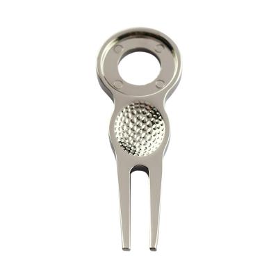 China Zinc Alloy Wholesale Factory Metal Golf Divot Repair Tool with Magnet for Golf Ball Marker for sale