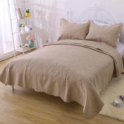 China New Arrival Simple Winter Hot Selling Cotton Printed Bedspread Quilting Custom Bedding Bedspreads for sale