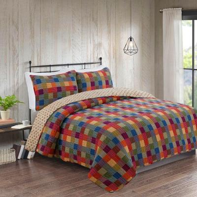 China Disposable Luxury Yarn-dyed Quilt Sheet Four Piece Washable Comforter Textile Comforter Sheet Suit Patchwork Bedspreads for sale