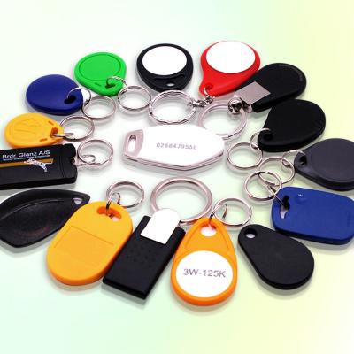 China K Chip RFID Id Card Keychain 13.56 MHz 5.8 Gms With UID Number Printing for sale