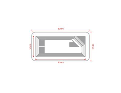 Chine Puce de Nfc Ntag213 de petit pain d'étiquette de marqueterie de Smart Card RFID 13,56 mégahertz pour Asset Management à vendre