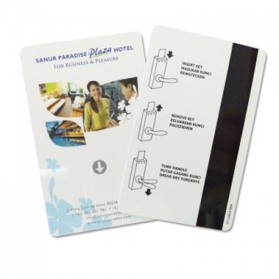 China Dunne Rfid Magnetische de Gegevenskaarten van pvc, van de Kaartcmyk van Identiteitskaart van de Hoteldeur Magnetische de Compensatiedruk Te koop