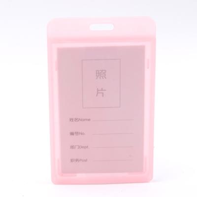 China Acrylic Transparent ID Card Accessories Custom Plastic Credit Card Holder for sale