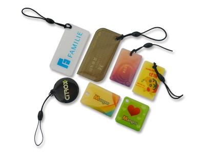 Chine IC collent Keyfob Nfc fait sur commande Chip Rfid Proximity Epoxy Keyfobs Ring Tags With Custom Printing pour la sécurité animale à vendre