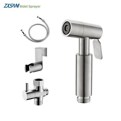 China Stylish Handheld Sprayer Kit Diaper Sprayer Water Flow High Pressure Control Design Corrosion Proof Toilet Bidet Kit for sale