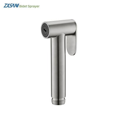 China 304 Stainless Steel Shattaf Luxury High Pressure Diaper Sprayer Handheld Bidet Sprayer For Toilet for sale