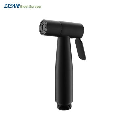 China Contemporary Style Matte Black Hand Held Bidet Sprayer Rust Proof Corrosion Muslim Shattaf Shower for sale