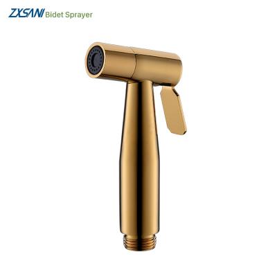 China Excellent Corrosion Proof Rust Proof Chinese Factory Produced PVD Titanium Gold Hand Held Bidet Sprayer For Toilet for sale