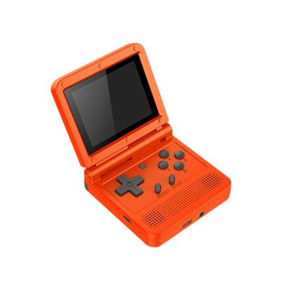 China Portable Mini v90 3 Inch IPS Screen Retro 3D Flip Handheld Console Open System Doubles New Game Console 16 Simulators For Kids Gift PS1 zu verkaufen