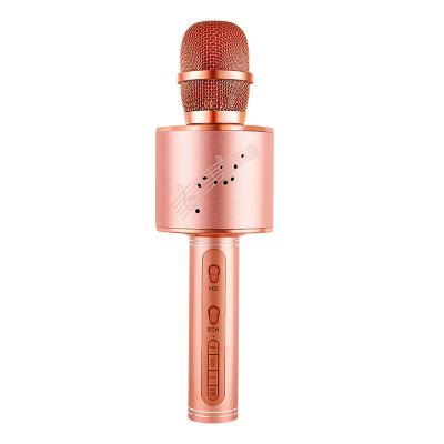 China Pink Handheld Singing Microphone YS66 Mic Karaoke Wireless Party Handheld Headphone Recorder Party Speakers With Mic Karaoke Wireless Microphone en venta