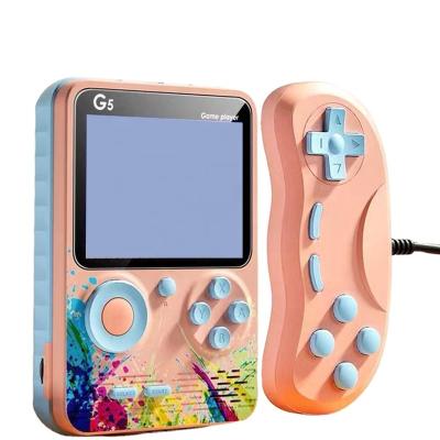 China Wholesale Support 2 Players Newest Retro G5 Portable Video Game Console Built In 500 Games Classic 3.0