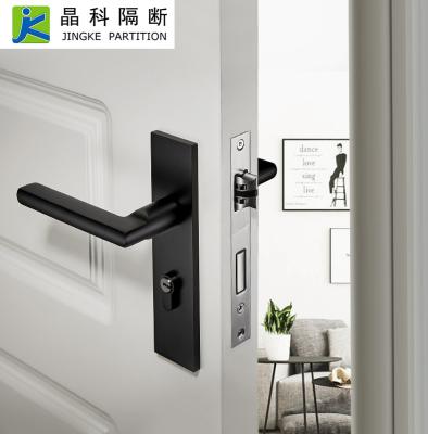 China Hotel Back Door Lock Silence Home Solid Aluminum Alloy Solid Wood Door Handle for sale