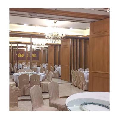 China Voice Insulation Factory Price Movable Wooden Partition Wall Wood For Banquet for sale