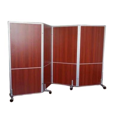 China CLASSIC Melamine Panel Movable Screen Partition on Wheels for sale