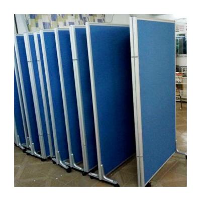 China CLASSIC Portable Mobile Folding Privacy Screens Hotel Partition Screen Room Divider With Wheels for sale