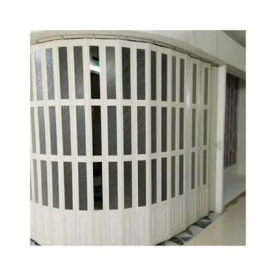 China Modern metal partition folding transparent pvc accordion hot sale folding door for hotel and restaurant for sale