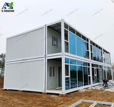 China E-Prefab Modern Prefab Construction Office Buildings Luxurious Portable Shipping Container Work House for sale