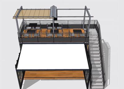 China Topshaw 2020 hot Selling 20ft 40ft Mobile Container Coffee Bar Container Restaurant for sale for sale