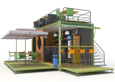 China Topshaw 15ft 20ft 40ft 10ft  Solution Of Factory Manufactured Coffee Shop 20FT Container Bar For Astruralia Market for sale