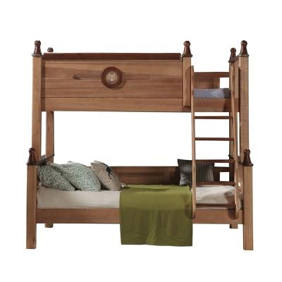 China Latest Design Modern Kid's Cradle Kids Furniture Kids Bunk Bed For Bedroom Kid Bunk Bed Wood With Ladder Storage for sale