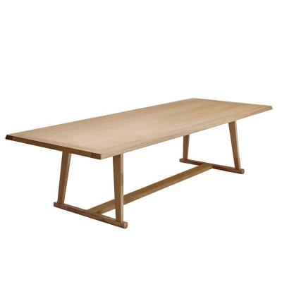 China Wholesale Nordic Classic Simple Design Wooden Dining Room Furniture Styling Modern Dining Table For Home for sale