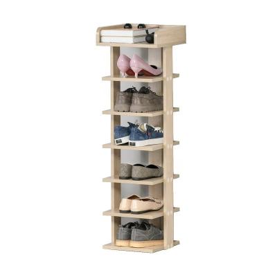 China Simple Warm Wooden Shoe Cabinet Shelves Shelf Storage Shelf Rack Shoe Modern Amazon Selling Amazon Shoe Organizer for Entryways Cabinet for sale