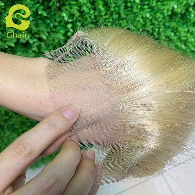 China Cheap Brazilian Body Wave Virgin Cuticle Aligned Frontal Sheer Lace Closure 5x5 Lace Frontal Hair Band Closure for sale