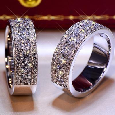 China New Style Fashion Ring CLASSIC Luxury Delicate Good Quality Super Zircon Ring for sale