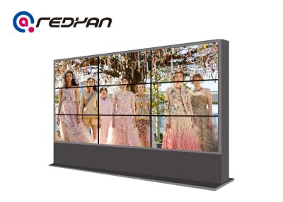 China Airport 3 X 3 Seamless LCD Video Wall Display 4k For Restaurant / Hotels for sale