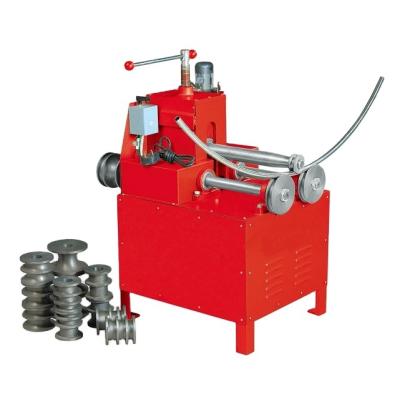 China For roll bending big radius pipe such as green house skeleton electric round and square pipe roll bending machine for sale