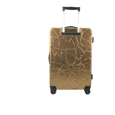 China Fashion Style Customized ABS Charm Luggage With Retractable Wheels for sale