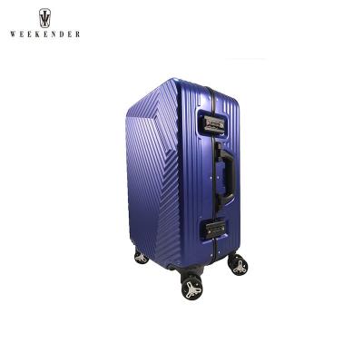 China light & Durable Portable Hard PC 4 Side ABS Wheeled Luggage for sale