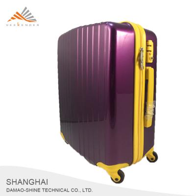 China Fashion Style Weekender Supplier Hard Shell Trolley Luggage Bag Spinner TSA Lock Hard Light and Durable Suitcase China ABS for sale