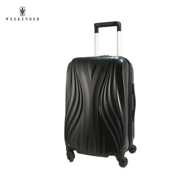 China ABS Handle ABS/PC Hand Held Suitcase Trolley Luggage Sets WEEKENDER Black, White and Customized for sale