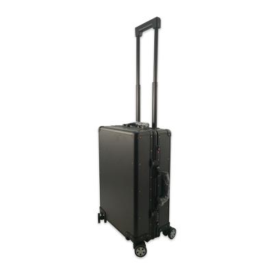 China light & Customized High Quality Durable Carbon Fiber Unique Portable Light and Durable Spinner Fashion Style Luggage Suitcase for TSA Lock for sale