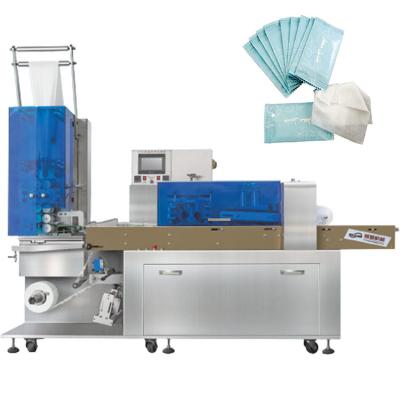 China JBK-260 Hotels Full Automatic Back Seal Single Cloths Cleaning Wet Packing Machine for sale