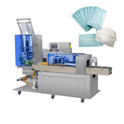 China JBK-260 Fully Automatic Hotels Wet Tissue / Flow Packing Machine Wet Wipes Production Line for sale