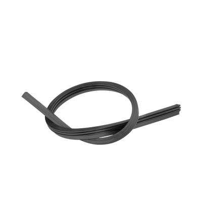 China A factory grade natural rubber wiper blade silicone flat rubber strip for sale