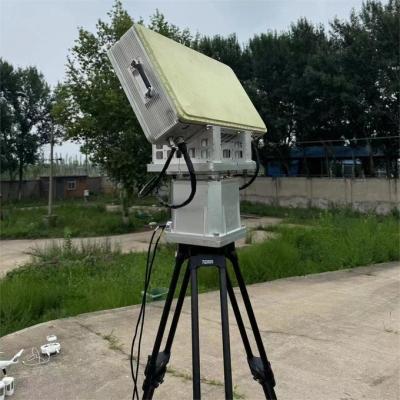 China Sistema de interferencia por radar de 360 grados Polarización doble 180m Rango ciego en venta