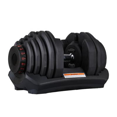 China Hot Selling Home Use Weight Lifting Fitness Dumbbell 40kg Automatic Adjustable Set For Gym Training for sale