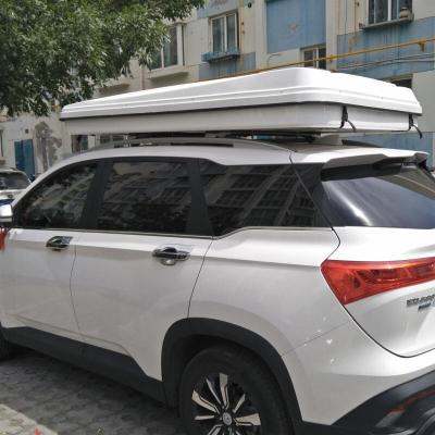 China Shell Overland Off Road Outdoor Hard Roof RV Top Tent Straight Bracing Type for sale