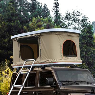 China Straight Bracing Type - 2 - 3 Person China Hardshell Roof Top Tent SUV Truck Car Camping Hard Shell Roof Top Tent for sale