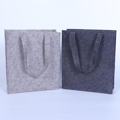 China Customized Eco - Friendly Tote Bags Popular Shopping Felt Bags Environmentally Friendly Felt Bag for sale