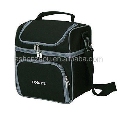 China New Design Large Capacity Custom Waterproof Travel Picnic Thermal Insulated 2 Layer Cooler Bag for sale