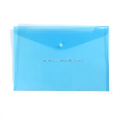 China Hot custom transparent transparent waterproof creative instant clear office and school sale file folder plastic stationery bag for sale