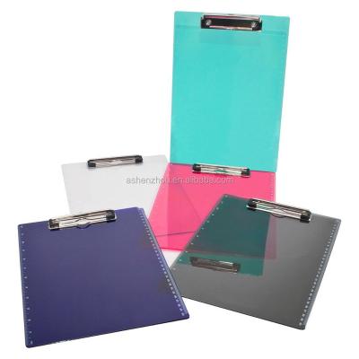 China Factory direct custom wholesale office and school mini waterproof plastic A4 clipboard for sale