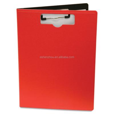 China office and school PVC A4 colorful double plastic clipboard, PVC folding clipboard, plastic mini clipboard for sale