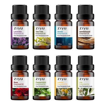 China Moisturizer 100% Pure Aromatherapy Essential Oils Set 8 Pcs for sale