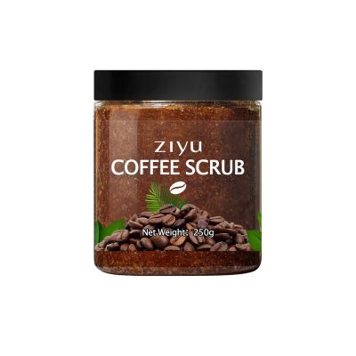 China Exfoliator 100% Natural Organic Coffee Body Scrub with Organic Coffee, Coconut & Shea Butter for sale